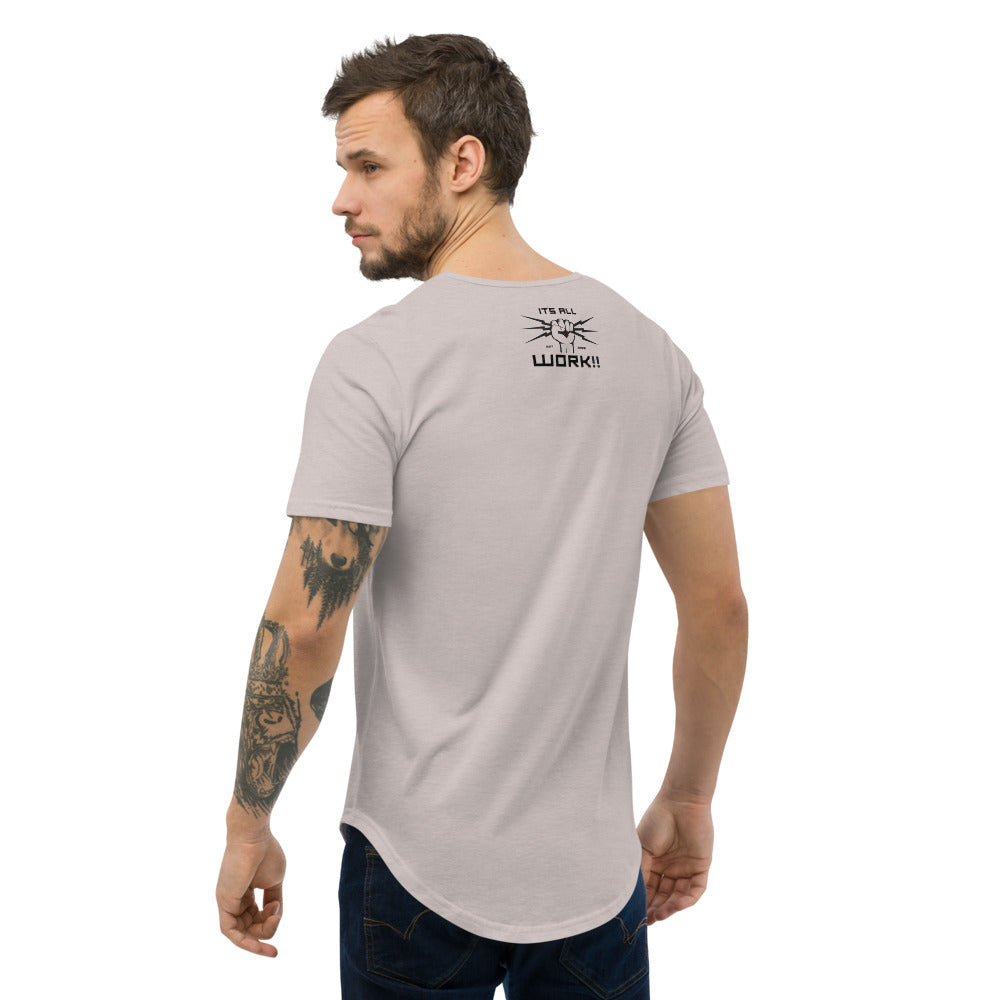 GR8FULL (ITSALLWORK) Curved Hem T-Shirt